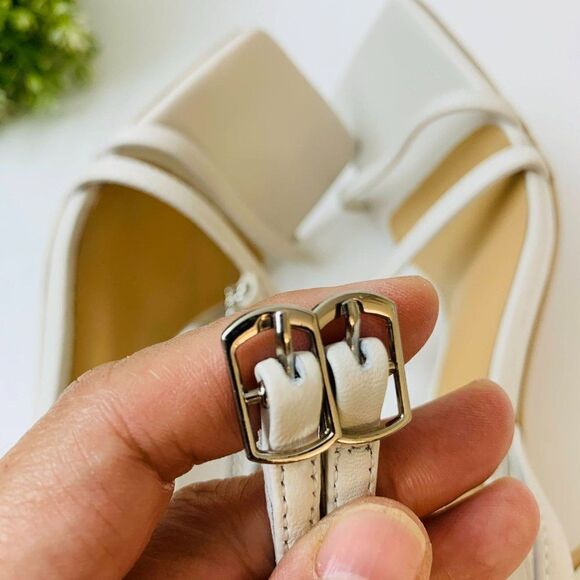 Tony Bianco Lazaar Chain Sandal Heels Sz 5 in Dove Nappa - Picture 8 of 11